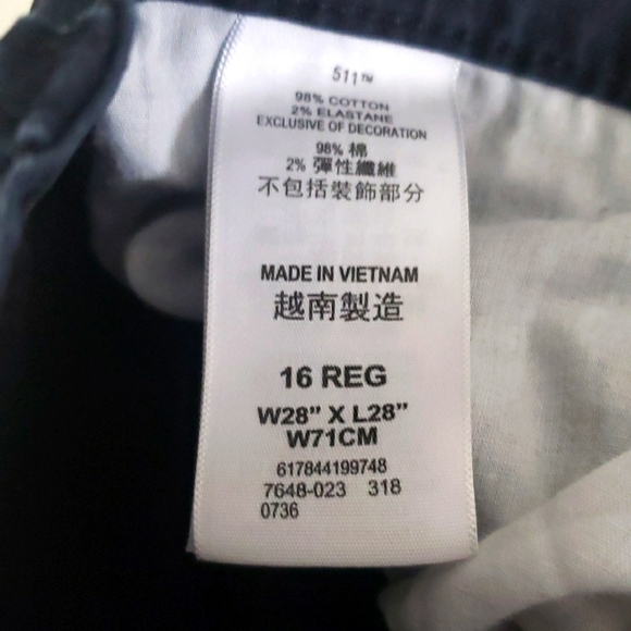 LEVIS blue pants size 16 Reg - Picture 5 of 9